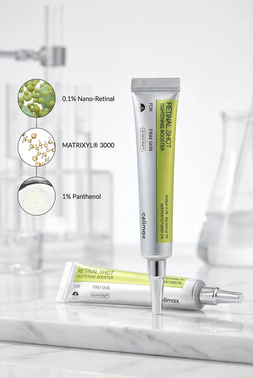 Serum Retinal 0.1% Celimax – Tinh Chất Hỗ Trợ Se Khít Lỗ Chân Lông & Làm Mịn Da (15ml) - VT Glamour