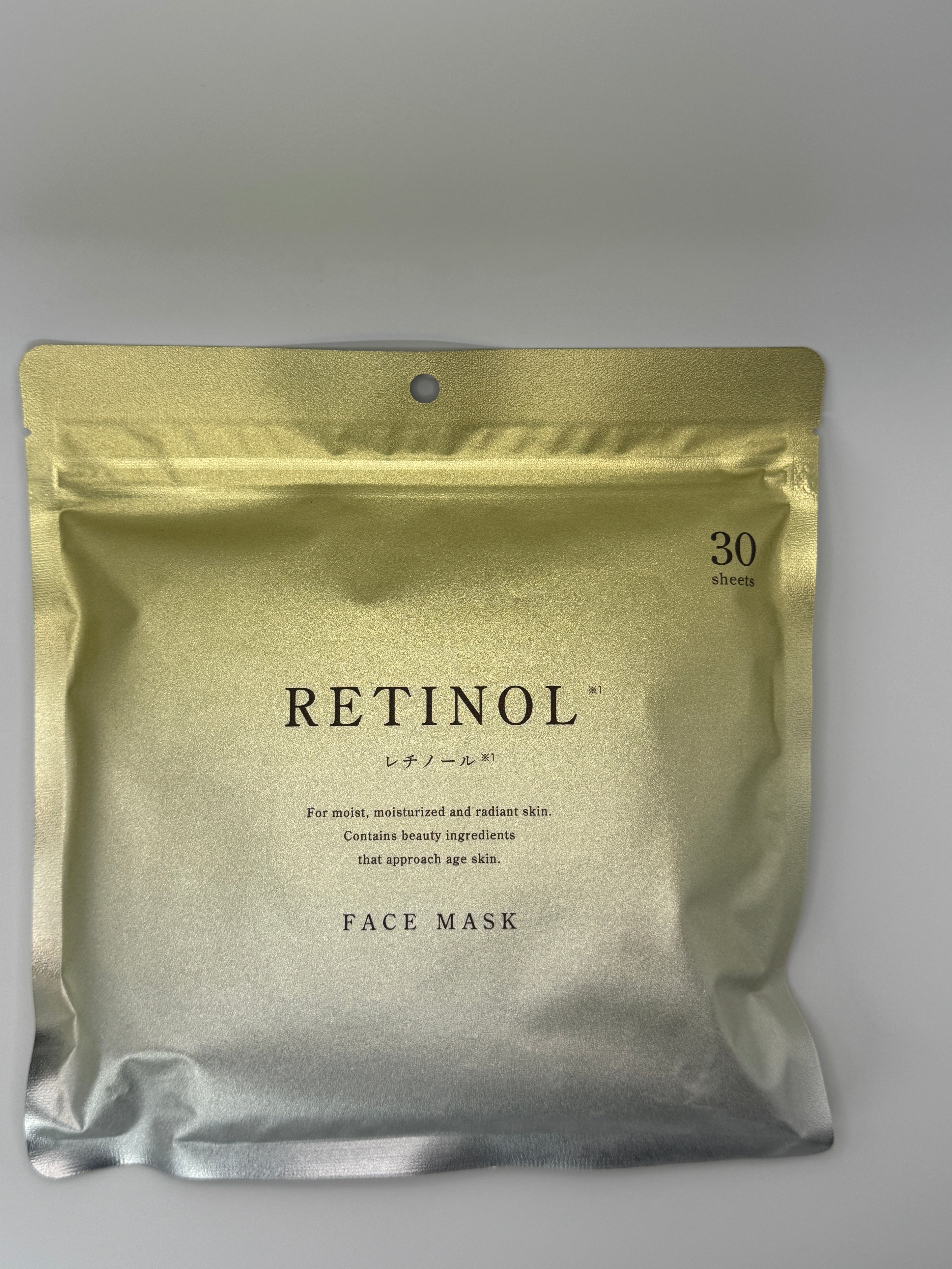 Mặt Nạ Retinol Cấp Ẩm & Làm Mịn Da (30 Miếng) – Dưỡng Sáng, Mềm Mịn - VT Glamour
