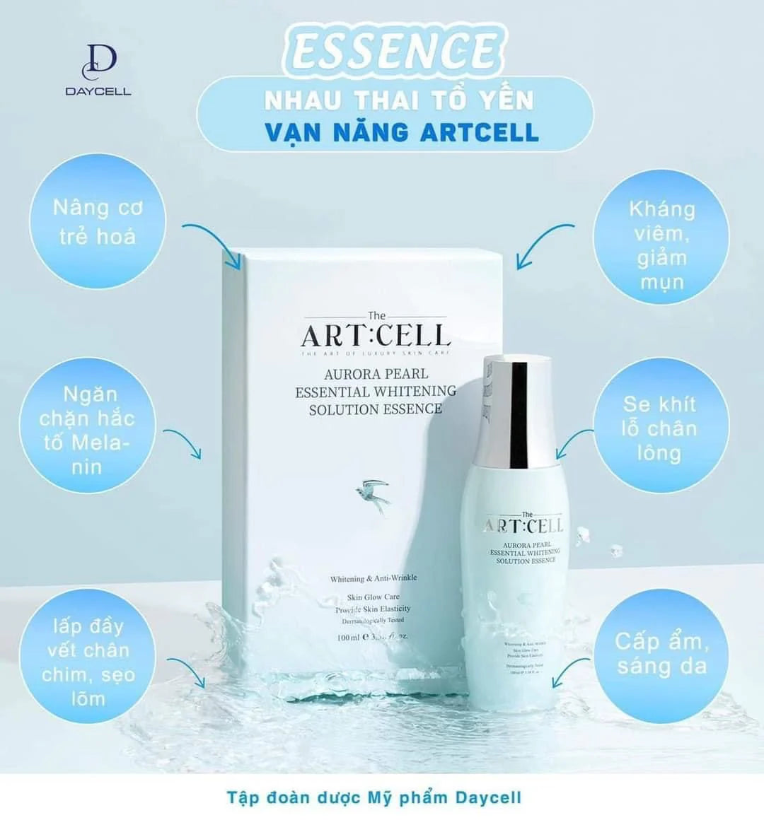 TINH CHẤT DƯỠNG SÁNG DA TỔ YẾN NGỌC TRAI ARTCELL AURORA ENSSENTINAL