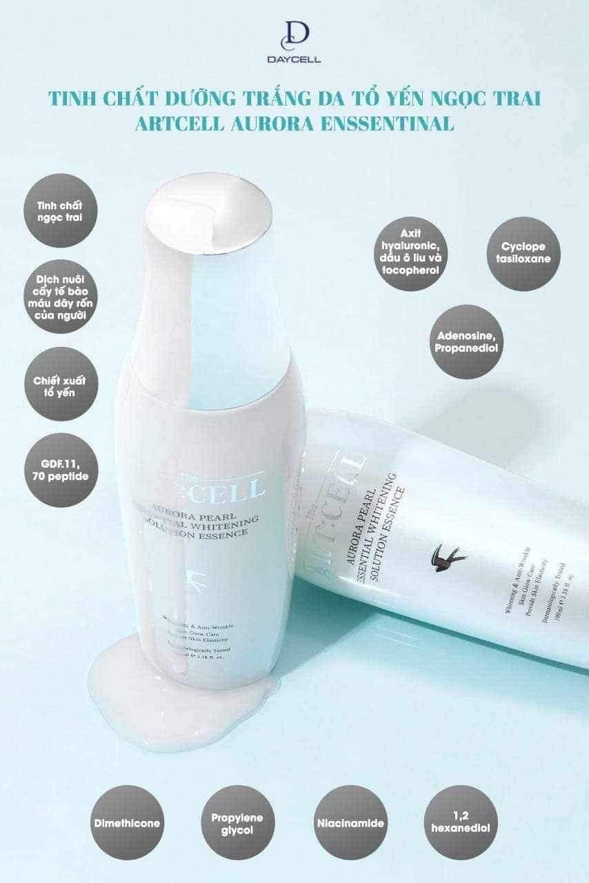ARTCELL PEARL ESSENTIAL WHITENING SOLUTION ESSENCE - VT Glamour