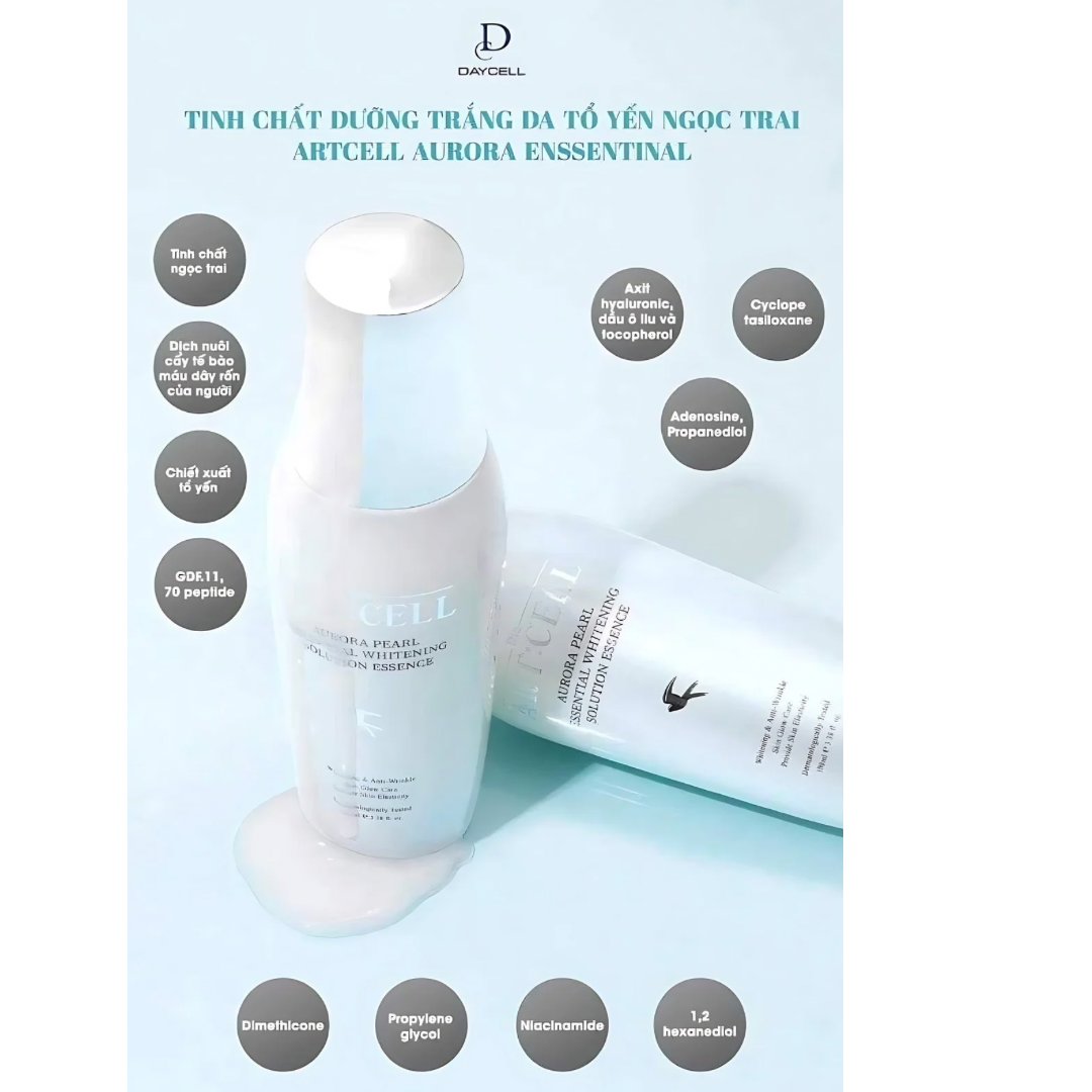 ARTCELL PEARL ESSENTIAL WHITENING SOLUTION ESSENCE - VT Glamour