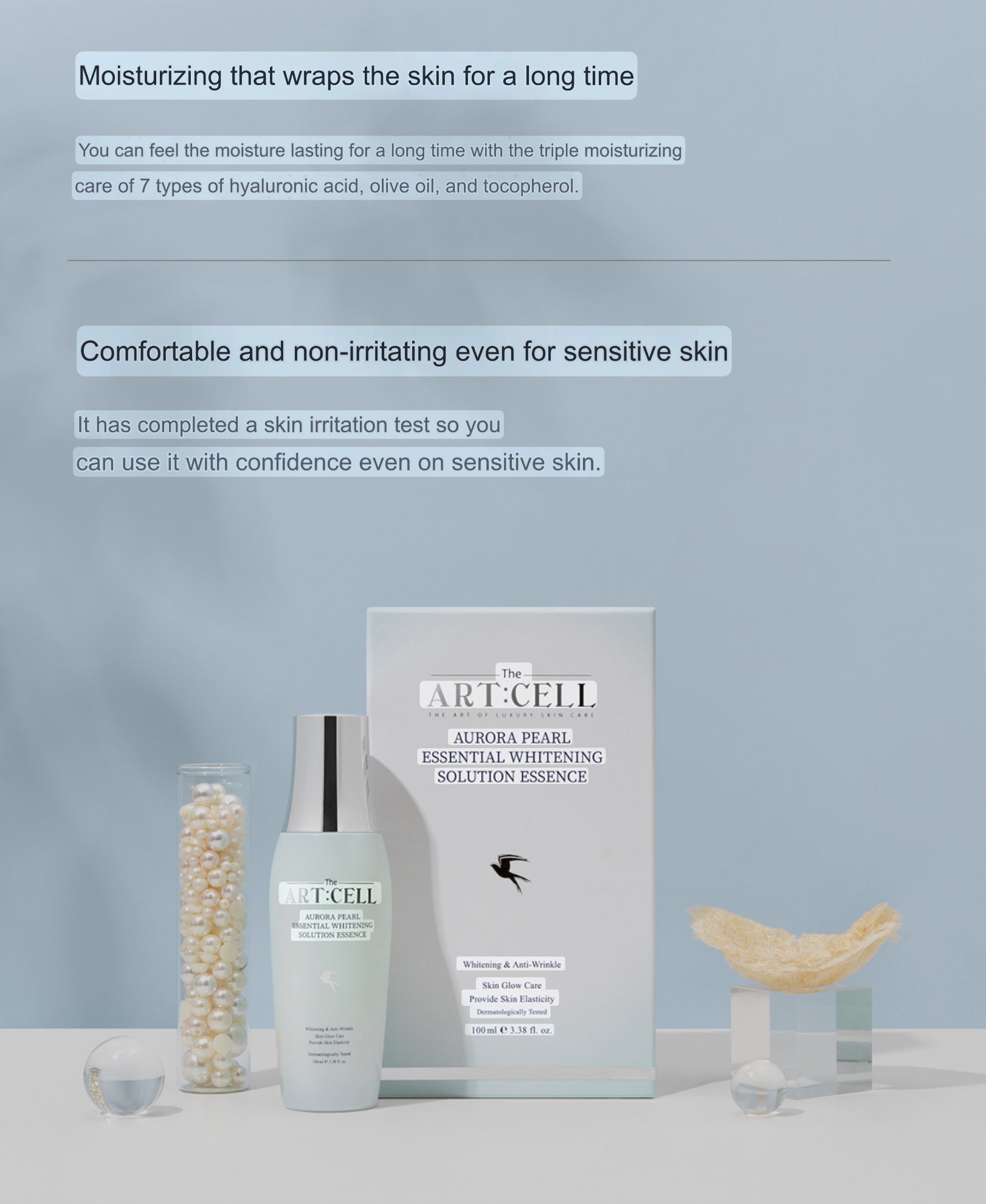 ARTCELL PEARL ESSENTIAL WHITENING SOLUTION ESSENCE - VT Glamour
