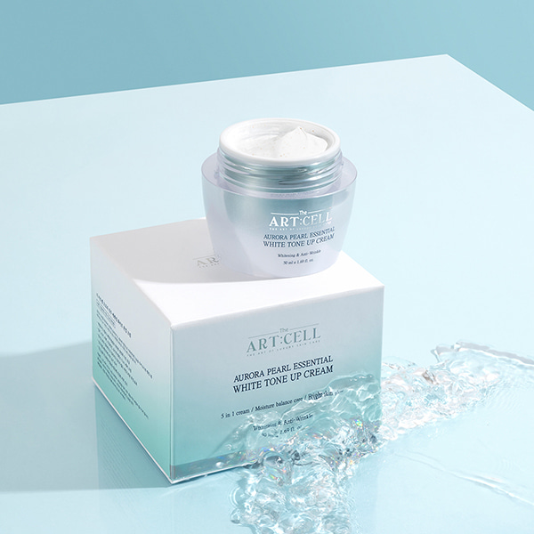 ARTCELL Aurora Pearl Essential White Tone Up Cream - VT Glamour