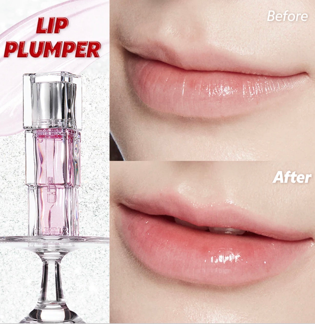 Set Son Bóng Dưỡng Môi TIRTIR Mini – Căng Mọng, Bóng Gương, Dưỡng Ẩm & Tạo Hiệu Ứng Môi Đầy - VT Glamour