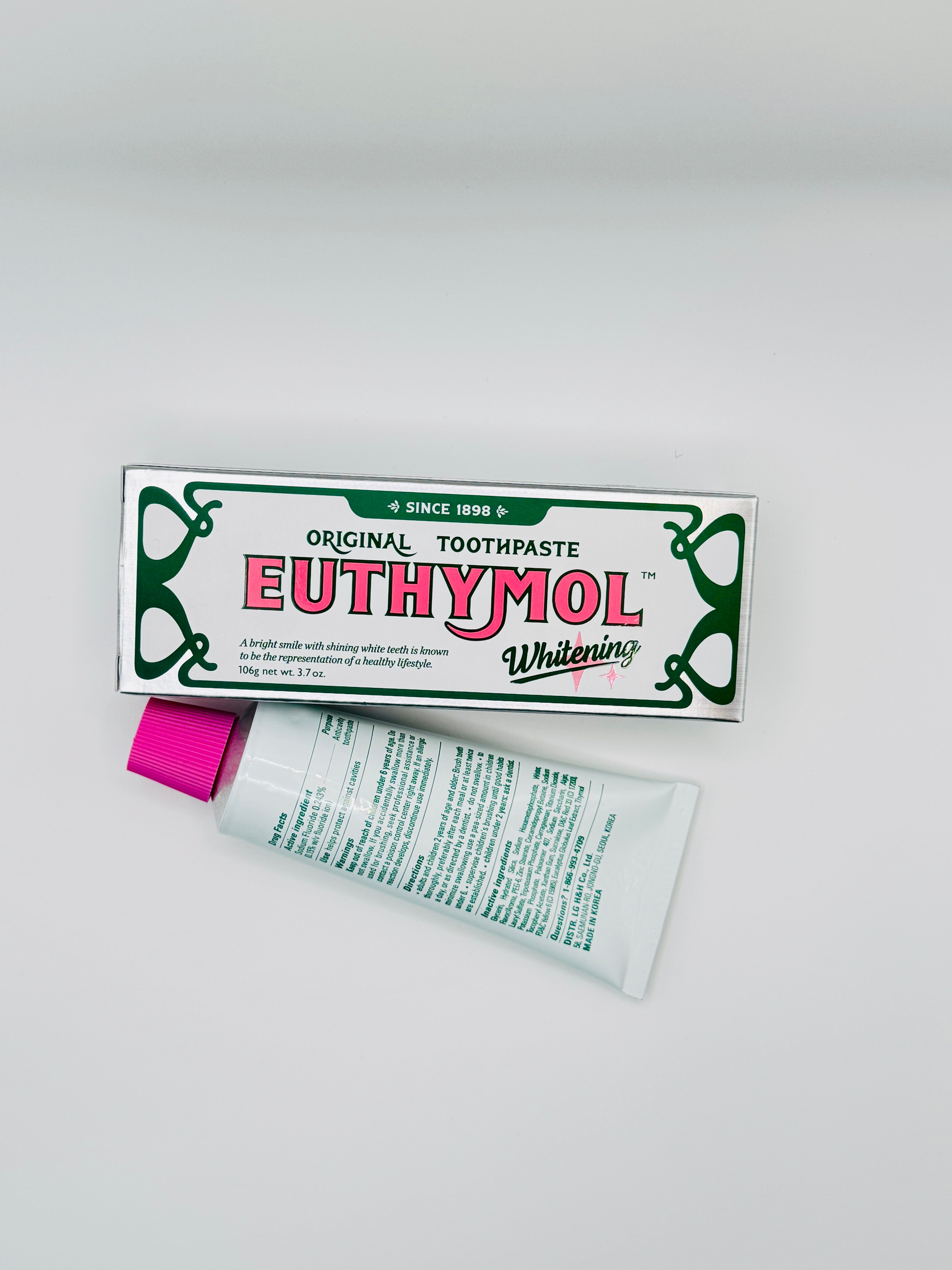 EUTHYMOL Whitening Toothpaste Chăm Sóc Trắng Răng Cao Cấp — Nâng Tầm Routine Hằng Ngày - VT Glamour