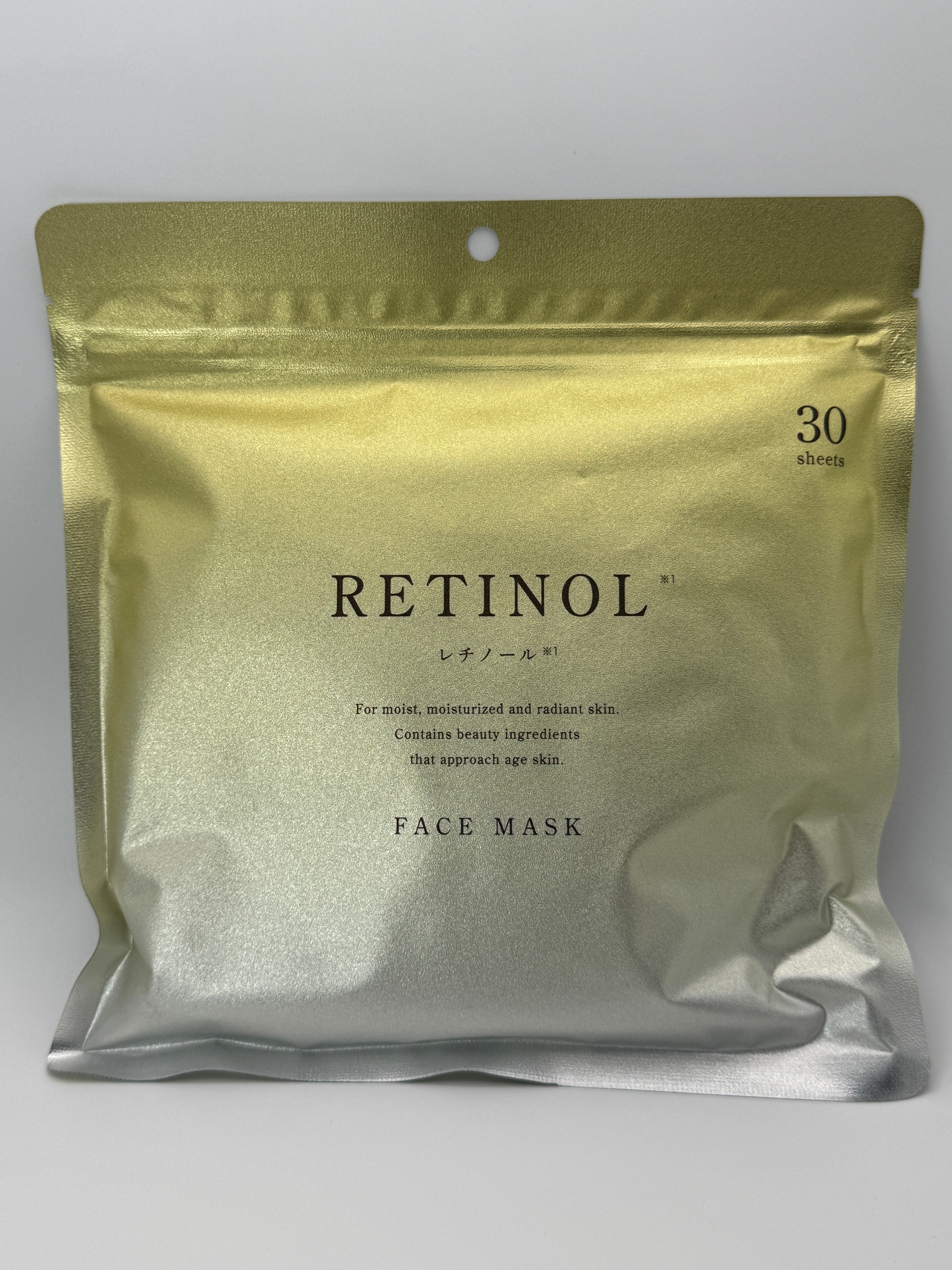 Mặt Nạ Retinol Cấp Ẩm & Làm Mịn Da (30 Miếng) – Dưỡng Sáng, Mềm Mịn - VT Glamour