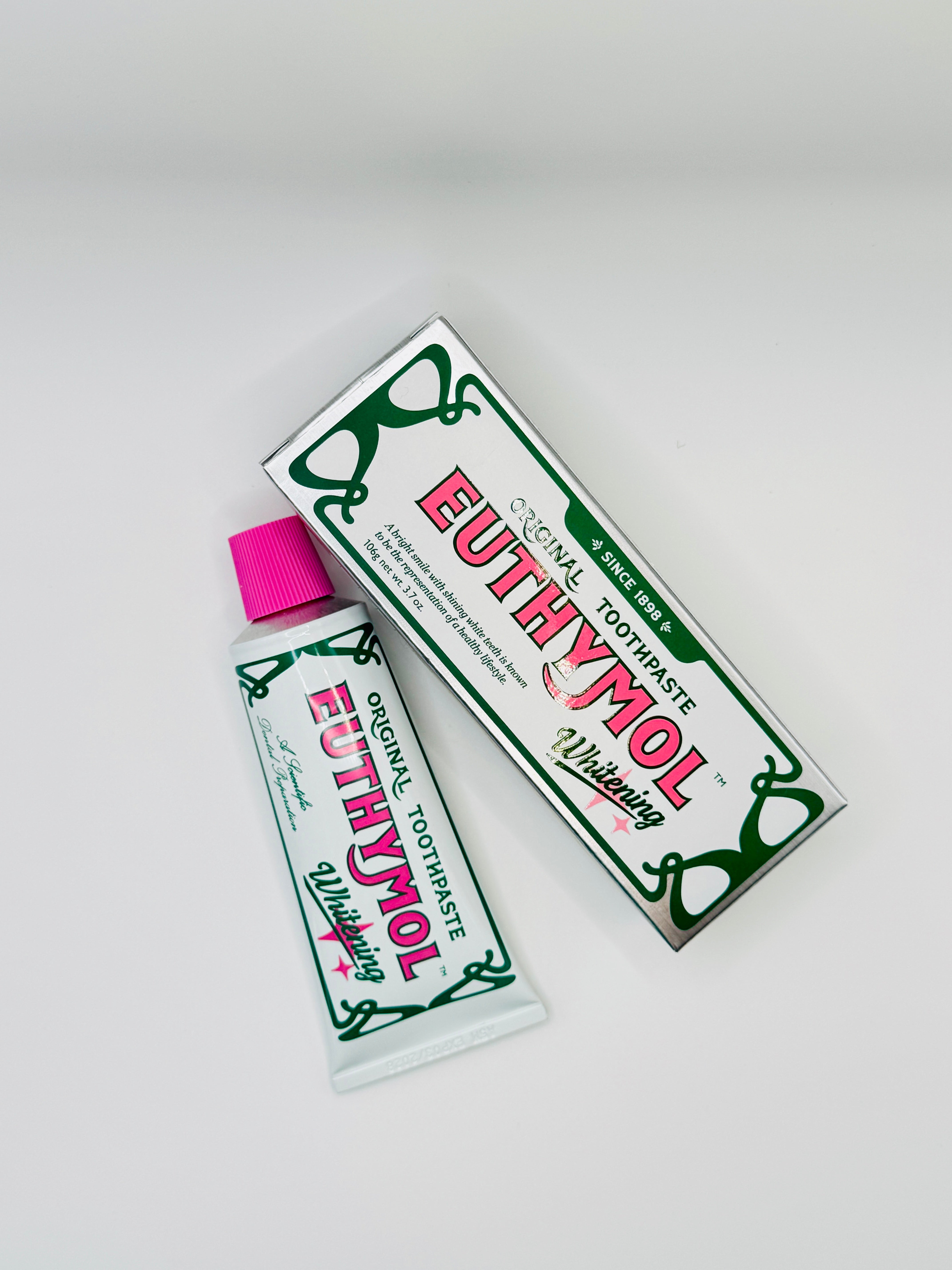 EUTHYMOL Whitening Toothpaste
Advanced Whitening Care — Elevated Daily Essential

