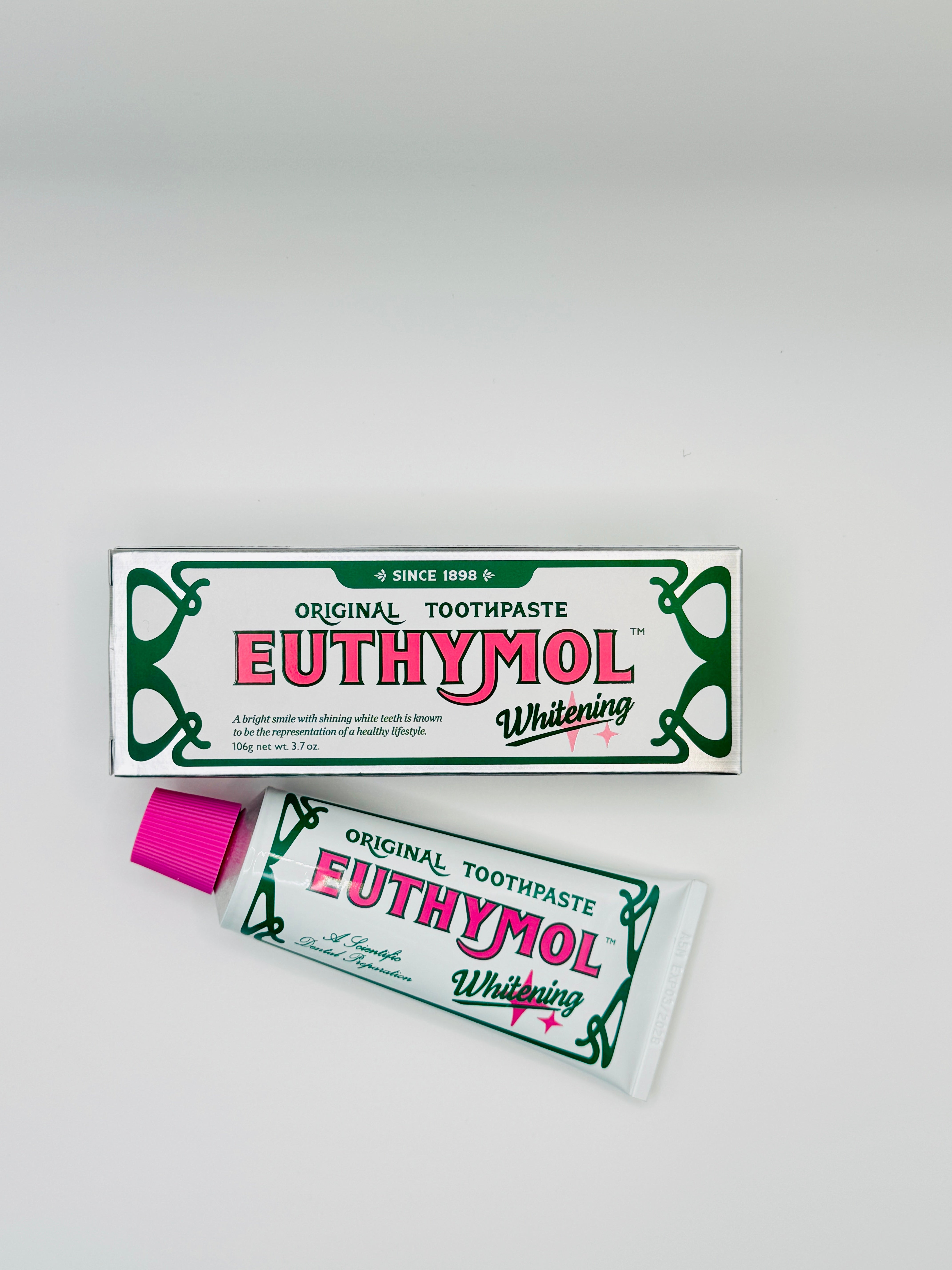 EUTHYMOL Whitening Toothpaste Chăm Sóc Trắng Răng Cao Cấp — Nâng Tầm Routine Hằng Ngày