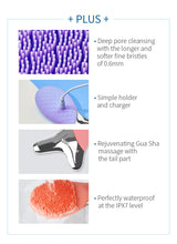 Máy Rửa Mặt Làm Sạch Sâu, Kết Hợp Chức Năng Massage WellDerma Cleansing Fish